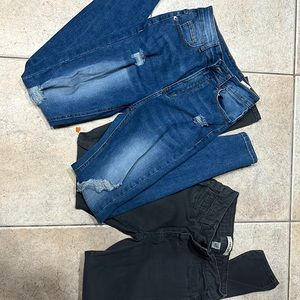 Shein and refuse jeans both size 2
